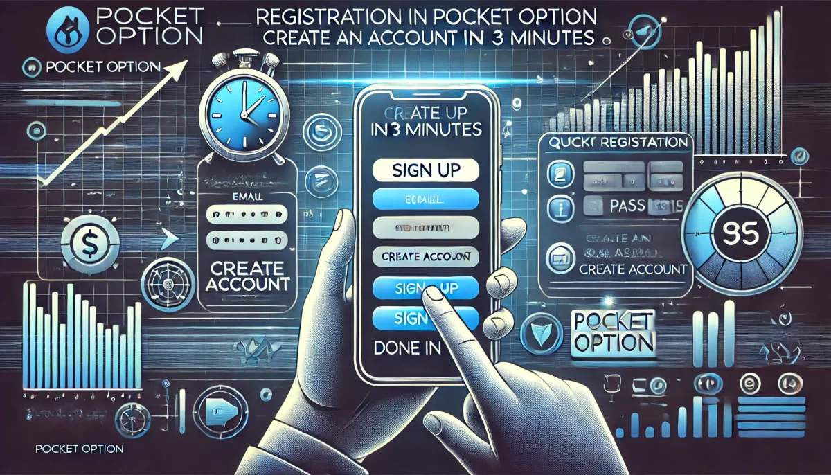 Регистрация в Pocket Option: создание аккаунта за 3 минуты